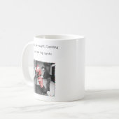 Naughty Santa Tasse (Vorderseite Links)