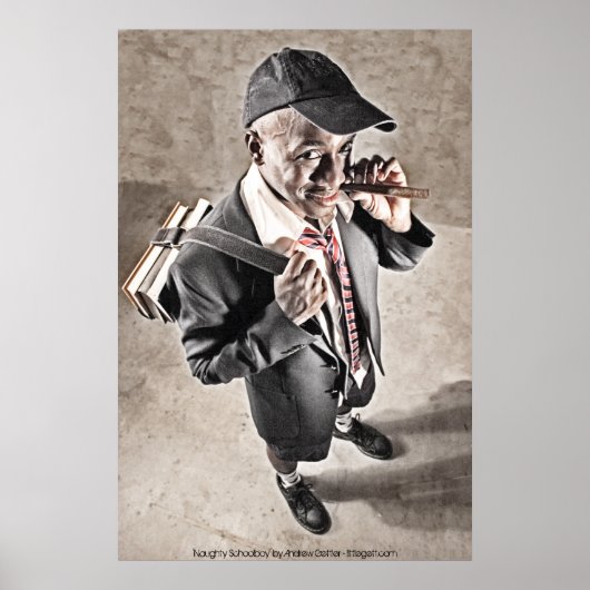 'Naughty Schoolboy' by Andrew Gettler Poster (Vorne)