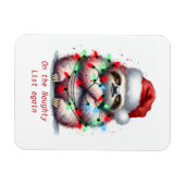 Naughty Sloth Custom words Magnet (Horizontal)