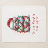 Naughty Sloth Custom words Sherpadecke (Vorderseite (Horizontal))