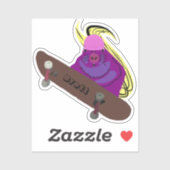 Naughty Squirrel #478 Brett Skateboarding Aufkleber (Blatt)