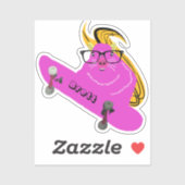 Naughty Squirrel #807 Brett Skateboarding Aufkleber (Blatt)