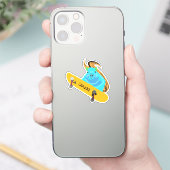 Naughty Squirrel #830 Brett Skateboarding Aufkleber (Telefon)