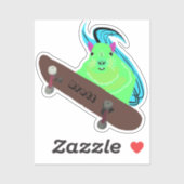 Naughty Squirrel #903 Brett Skateboarding Aufkleber (Blatt)