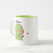 Naughty Turtle - MS1 Zweifarbige Tasse (Vorderseite Links)
