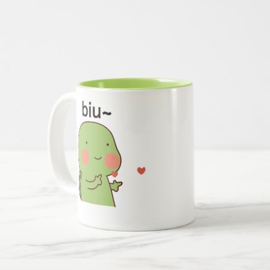 Naughty Turtle - MS1 Zweifarbige Tasse (Vorderseite Links)