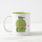 Naughty Turtle - MS1 Zweifarbige Tasse (Links)