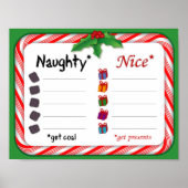 Naughty und Nice Poster (Vorne)