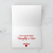 Naughty und Nice Valentine Karte (Innenseite)