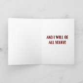 Naughty Valentine Feiertagskarte (Innenseite)