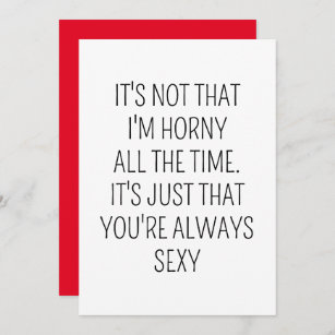 Naughty Valentine's Day Card lustig und schmutzig Einladung