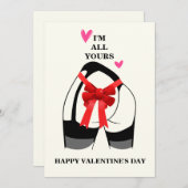 Naughty Valentine's Day Freund lustige Karte (Vorne/Hinten)