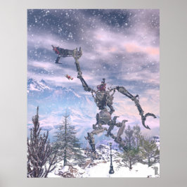 Naughty Vs Nice (22" x 28") Art Print Poster