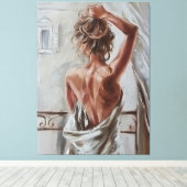 Naughty Weckte auf Leinwanddruck (Insitu (Holzboden))