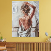 Naughty Weckte auf Leinwanddruck (Insitu (Wohnzimmer))