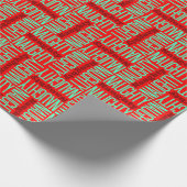 Naughty Weihnachtsgeschenk Wrapping Paper Geschenkpapier (Ecke)