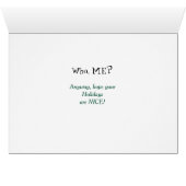 Naughty Weihnachtsmannmütze Mops Dog Weihnachten (Innenansicht Horizontal (Unten))