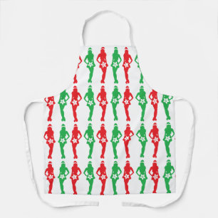 Naughty Xmas Elves Schürze