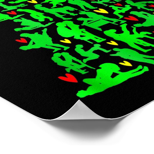 Naughty Xmas Ornaments Kamasutra Adult Humor Chris Poster (Ecke)