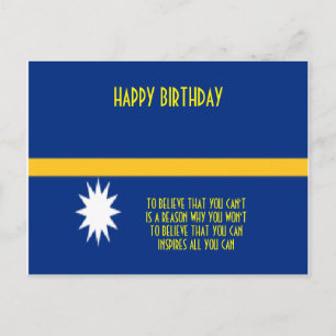 NAURA-GEBURTSTAGSKARTEN POSTKARTE