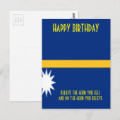 NAURA POSTKARTE (Vorne/Hinten)