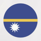Nauru Etiketten (Design 1)