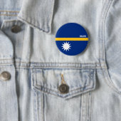 Nauru Flag Charming Patriotic Button (Beispiel)