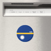 Nauru Flag Charming Patriotic Magnet (In Situ (Geschirrspüler))