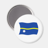 Nauru Flag Magnet (Vorderseite/Rückseite)