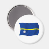 Nauru Flag Magnet (Vorderseite/Rückseite)