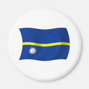 Nauru Flag Magnet