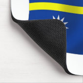Nauru Flag Mousepad (Ecke)