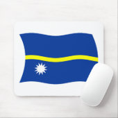 Nauru Flag Mousepad (Mit Mouse)