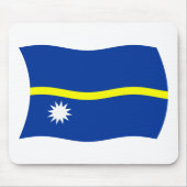 Nauru Flag Mousepad (Vorne)
