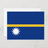 Nauru Flag Postkarte (Vorne/Hinten)