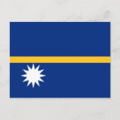 Nauru Flag Postkarte (Vorderseite)