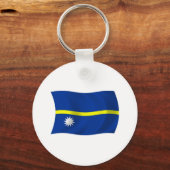 Nauru Flag Schlüsselanhänger (Vorderseite)