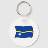 Nauru Flag Schlüsselanhänger (Vorderseite)