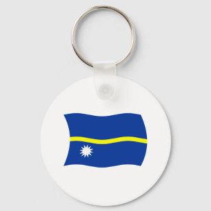 Nauru Flag Schlüsselanhänger