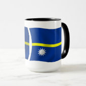 Nauru Flag Tasse (VorderseiteRechts)