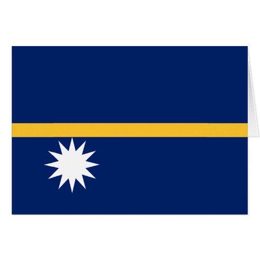 Nauru-Flagge (Vorderseite (Horizontal))