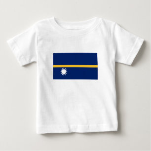 Nauru-Flagge Baby T-shirt