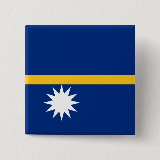 Nauru-Flagge Button (Vorderseite)