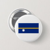 Nauru-Flagge Button (Vorne & Hinten)