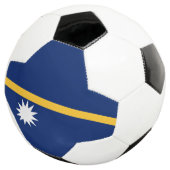 Nauru-Flagge Fußball (Dreiviertel)
