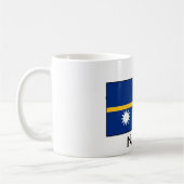 Nauru-Flagge Kaffeetasse (Links)