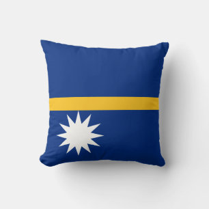 Nauru-Flagge Kissen