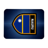 Nauru-Flagge Magnet (Horizontal)