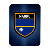 Nauru-Flagge Magnet (Vertikal)