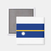 Nauru-Flagge Magnet (Vorderseite/Rückseite)